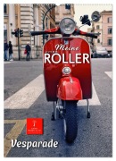 Cover-Bild zum Titel 'Meine Roller Vesparade (Wandkalender 2026 DIN A2 hoch), CALVENDO Monatskalender' von 'Peter Roder'