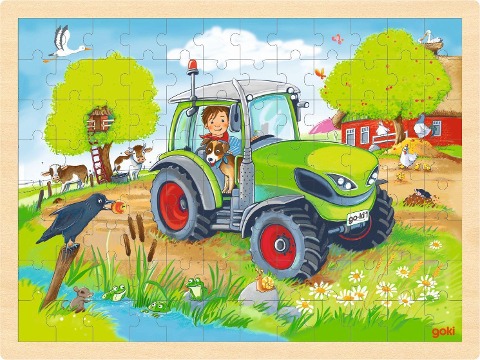 Einlegepuzzle Traktor - 