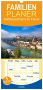 Familienplaner 2026 - Süddeutschland im Fokus mit 5 Spalten (Wandkalender, 21 x 45 cm) CALVENDO - Klaus-Peter Huschka