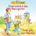 Cover-Bild zum Titel 'Conni kommt in den Kindergarten (neu) / Conni geht aufs Töpfchen' von 'Liane Schneider, Ludger Billerbeck, Hans-Joachim Herwald, Roman Rossbach, Eduardo Garcia'