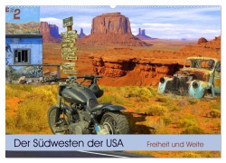 Cover-Bild zum Titel 'Der Südwesten der USA. Freiheit und Weite (Wandkalender 2026 DIN A2 quer), CALVENDO Monatskalender' von 'Elisabeth Stanzer'