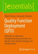 Cover-Bild zum Titel 'Quality Function Deployment (QFD)' von 'Ekbert Hering, Alexander Schloske'