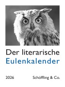Cover-Bild zum Titel 'Der literarische Eulenkalender 2026' von 'Julia Bachstein'