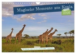 Cover-Bild zum Titel 'Magische Momente aus Kenia (Wandkalender 2026 DIN A4 quer), CALVENDO Monatskalender' von 'Peter Hennrich'