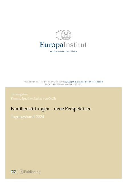 Familienstiftungen - neue Perspektiven - 