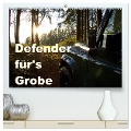 Defender für's Grobe (hochwertiger Premium Wandkalender 2024 DIN A2 quer), Kunstdruck in Hochglanz - Johann Ascher