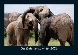 Cover-Bild zum Titel 'Der Elefantenkalender 2026 Fotokalender DIN A5' von 'Tobias Becker'