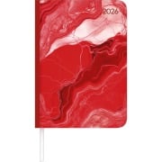 Cover-Bild zum Titel 'Lady Journal Marble 2026 - Taschenkalender A6 (10,7x15,2 cm) - Weekly - 192 Seiten - Notiz-Buch - Termin-Planer - Alpha Edition' von ''