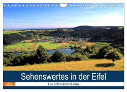 Cover-Bild zum Titel 'Sehenswertes in der Eifel - Die schönsten Maare (Wandkalender 2026 DIN A4 quer), CALVENDO Monatskalender' von 'Arno Klatt'