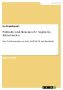 Cover-Bild zum Titel 'Politische und ökonomische Folgen des Klimawandels' von 'Ira Drozdzynski'