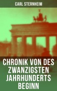 Cover-Bild zum Titel 'Chronik von des zwanzigsten Jahrhunderts Beginn' von 'Carl Sternheim'