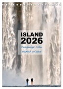 Island 2026 - Einzigartige Natur hautnah erleben (Tischkalender 2026 DIN A5 hoch), CALVENDO Monatskalender - Dirk Vonten
