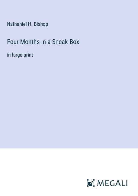 Four Months in a Sneak-Box - Nathaniel H. Bishop