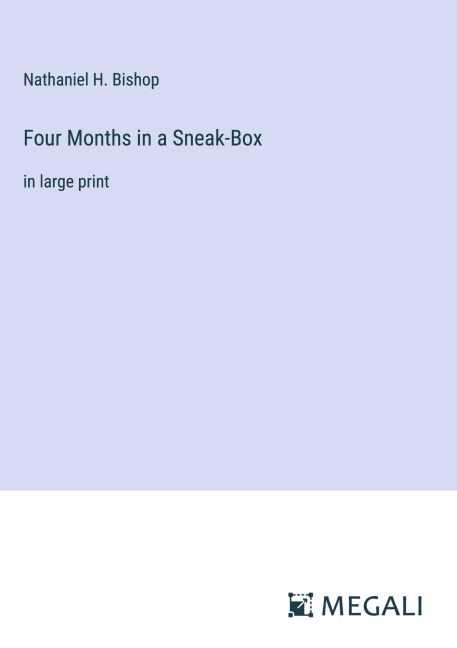 Four Months in a Sneak-Box - Nathaniel H. Bishop