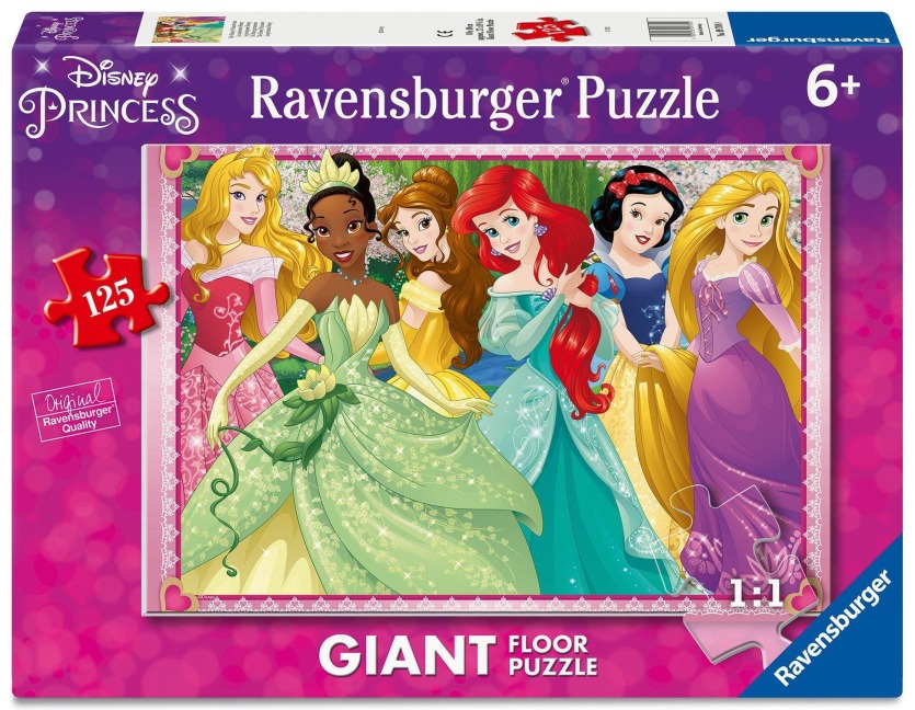Kinderpuzzle 125 Teile - Disney Prinzessinnen - Die Disney Prinzessinnen - 
