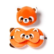 Cover-Bild zum Titel 'Relaxeazzz Plüsch Roter Panda Reisekissen & Schlafmaske' von ''
