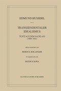 Cover-Bild zum Titel 'Transzendentaler Idealismus' von 'Edmund Husserl'