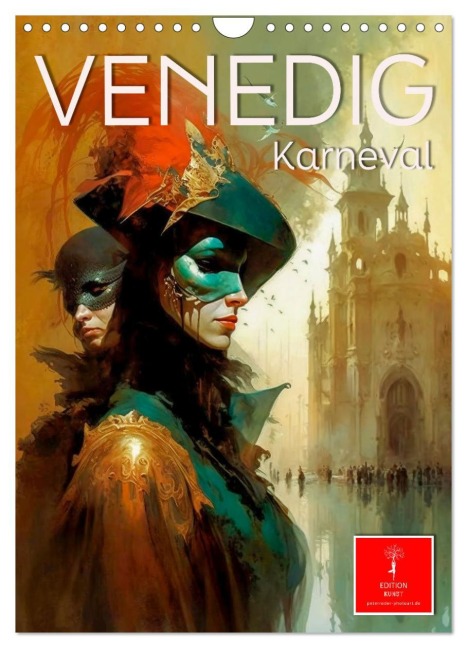 Venedig Karneval (Wandkalender 2026 DIN A4 hoch), CALVENDO Monatskalender - Peter Roder