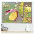 Gelber Frauenschuh (hochwertiger Premium Wandkalender 2024 DIN A2 quer), Kunstdruck in Hochglanz - Sabine Löwer