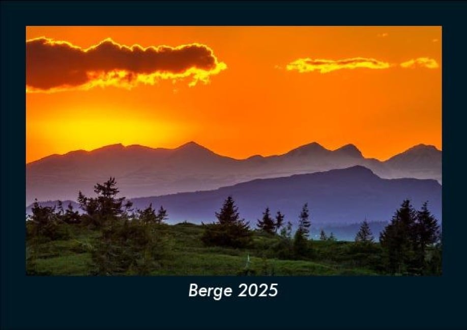 Berge 2025 Fotokalender DIN A5 - Tobias Becker