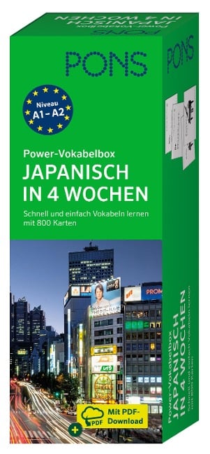 PONS Power-Vokabelbox Japanisch in 4 Wochen - 