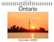 Cover-Bild zum Titel 'Ontario - (Wandkalender 2025, Kalender DIN A4 quer, Monatskalender im Querformat mit Kalendarium, das perfekte Geschenk)' von 'Emil Werner'