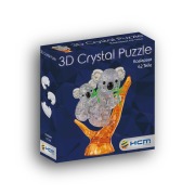 Cover-Bild zum Titel '3D Crystal Puzzle - Koalabärenpaar - 62 Teile' von ''