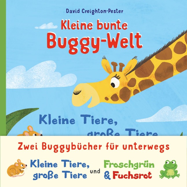 Kleine bunte Buggy-Welt - Kleine Tiere, Große Tiere & Froschgrün & Fuchsrot - 