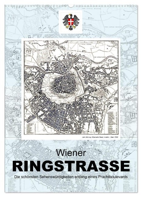 Die Wiener Ringstrasse (Wandkalender 2024 DIN A2 hoch), CALVENDO Monatskalender - Alexander Bartek