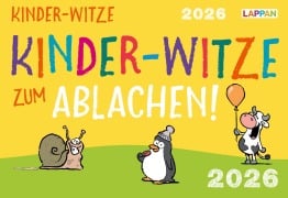 Kinder-Witze zum Ablachen! 2026: Mein Kalender für jeden Tag - 