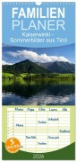 Familienplaner 2026 - Kaiserwinkl - Sommerbilder aus Tirol mit 5 Spalten (Wandkalender, 21 x 45 cm) CALVENDO - Christof Wermter