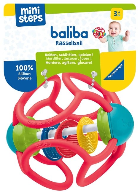 baliba Rasselball rot - 