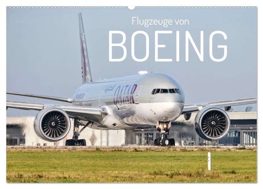 Flugzeuge von Boeing (Wandkalender 2025 DIN A2 quer), CALVENDO Monatskalender - Jakob Otto