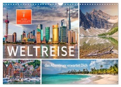 Cover-Bild zum Titel 'Weltreise - das Abenteuer erwartet Dich (Wandkalender 2026 DIN A3 quer), CALVENDO Monatskalender' von 'Peter Roder'