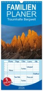Familienplaner 2026 - Traumhafte Bergwelt Kalender mit 5 Spalten (Wandkalender, 21 x 45 cm) CALVENDO - Michael Kehl
