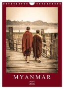 Cover-Bild zum Titel 'MYANMAR SPIRITUELL 2026 (Wandkalender 2026 DIN A4 hoch), CALVENDO Monatskalender' von 'Sebastian Rost'