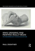 Cover-Bild zum Titel 'What Drawing and Painting Really Mean' von 'Paul Crowther'