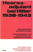 Cover-Bild zum Titel 'Heeresadjutant bei Hitler 1938-1943' von ''