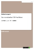 Cover-Bild zum Titel 'Das ¿vereinfachte¿¿ UVP-Verfahren' von 'Stefan Lampert'