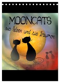 Mooncats - sie leben und sie träumen (Tischkalender 2024 DIN A5 hoch), CALVENDO Monatskalender - IssaBild IssaBild