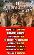 10 Masterpieces of Ancient Greek Literature - Homer, Hesiod, Sappho, Euripides, Sophocles