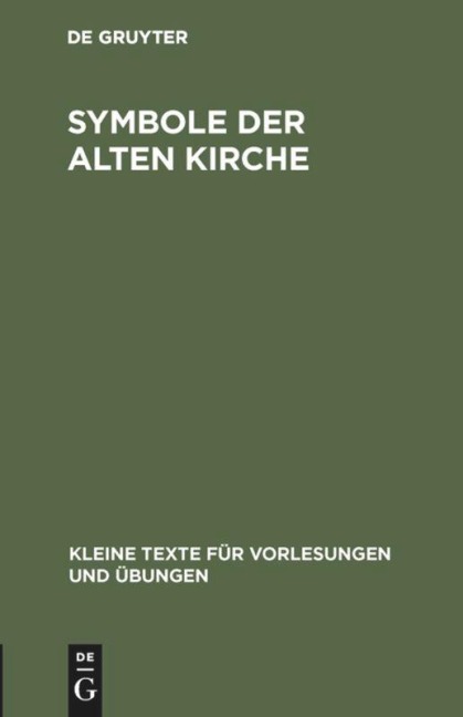 Symbole der alten Kirche - 