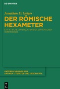 Cover-Bild zum Titel 'Der römische Hexameter' von 'Jonathan Geiger'
