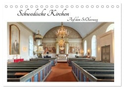 Cover-Bild zum Titel 'Schwedische Kirchen auf dem St.Olavsweg (Tischkalender 2026 DIN A5 quer), CALVENDO Monatskalender' von 'Dirk Rosin'
