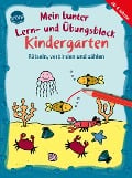 Mein bunter Lern- und Übungsblock Kindergarten. Rätseln, verbinden und zählen - Edith Thabet