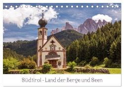 Cover-Bild zum Titel 'Südtirol - Land der Berge und Seen (Tischkalender 2026 DIN A5 quer), CALVENDO Monatskalender' von 'Harry Müller'