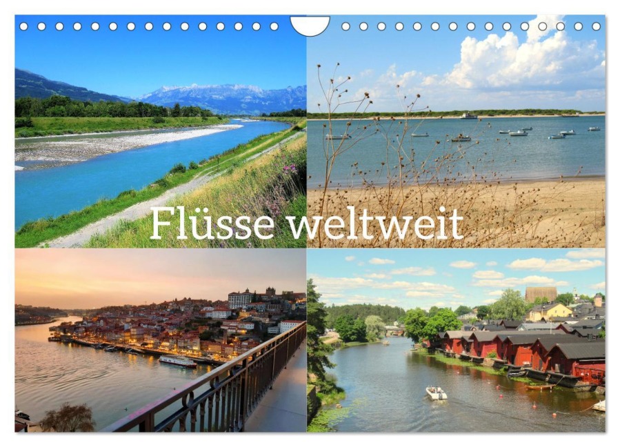 Flüsse weltweit (Wandkalender 2026 DIN A4 quer), CALVENDO Monatskalender - M. Gillner