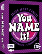 Cover-Bild zum Titel 'Kartenspiel: You name it! - Ü18' von 'Julien Gupta, Johannes Berger'