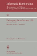 Cover-Bild zum Titel 'Fachtagung Prozeßrechner 1981' von ''