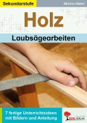 Cover-Bild zum Titel 'HOLZ - Laubsägearbeiten' von 'Marino Heber'